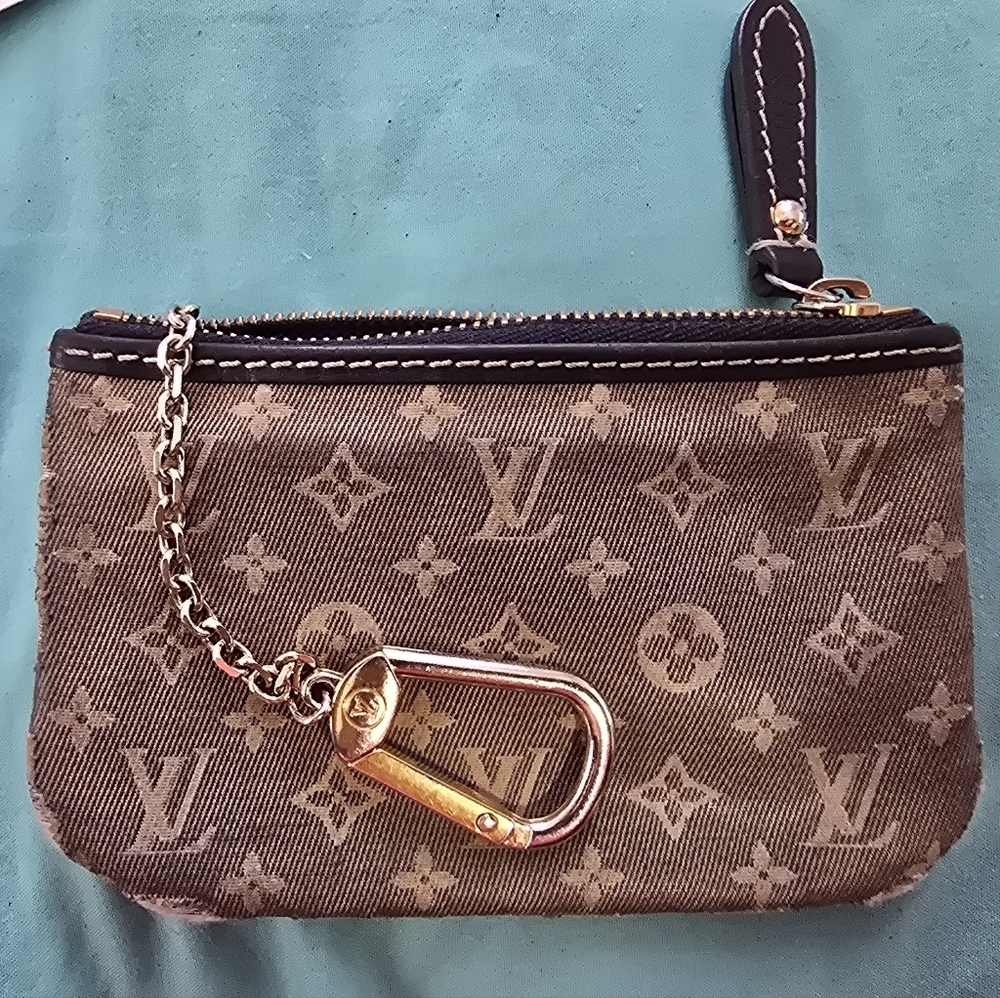 Louis Vuitton Brown Monogram Key Pouch